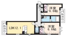 シャーメゾンプルメリア間取り図面