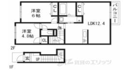 エスポワールＫ間取り図面