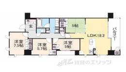 リソシエ西洞院センシア間取り図面
