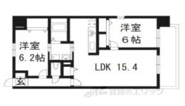アルディエンテＹ＆Ｊ　２間取り図面