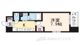 フォレスト西大路五条間取り図面