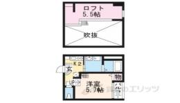 ハーモニーテラス大宅関生町間取り図面