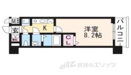 ベラジオ京都一乗寺間取り図面