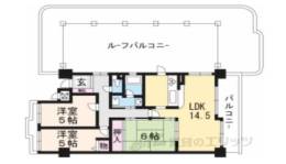 ライオンズマンション山科小野間取り図面