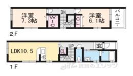 エスベランサＵＥ棟・Ｆ棟間取り図面