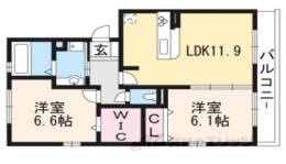 アルタ青地ビュー間取り図面