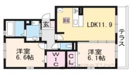 アルタ青地ビュー間取り図面