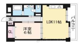 四条ｸﾞﾗﾝﾄﾞﾊｲﾂA棟間取り図面