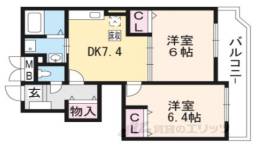 カーサ・ボニートＢ間取り図面