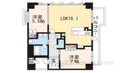 グラン・リソシエ京都下鴨北山間取り図面