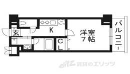 アスヴェル京都東寺前２間取り図面