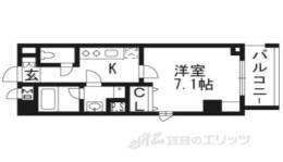 アスヴェル京都東寺前２間取り図面