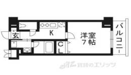 アスヴェル京都東寺前２間取り図面
