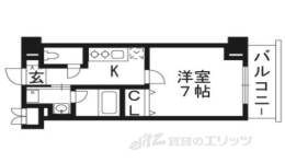アスヴェル京都東寺前２間取り図面