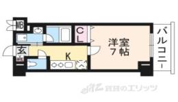 アスヴェル京都東寺前２間取り図面