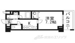 アスヴェル京都東寺前２間取り図面