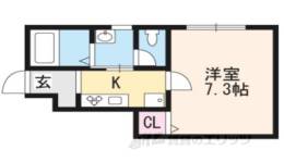 Ｇｒｅｅｎ　Ｒｏｏｍ　椥辻間取り図面