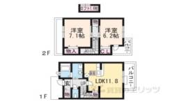 ベルジョイＢ間取り図面