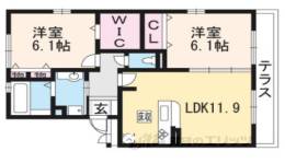 アルタ唐崎ビュー間取り図面
