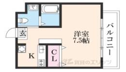 シエルコート北白川間取り図面