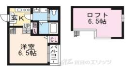 ハーモニーテラス淀下津町間取り図面
