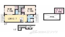ラヴィーヌ稲荷間取り図面