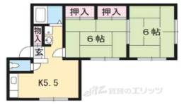 葵ハイツ２間取り図面