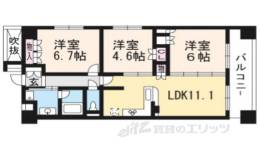 リソシエ京都河原町エクス間取り図面