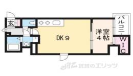 オーバルコート京都三条通間取り図面