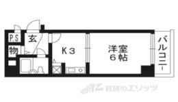 ライオンズマンション京都三条601間取り図面
