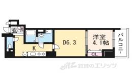ベラジオ京都西大路２間取り図面