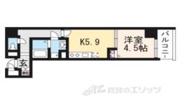ベラジオ京都西大路２間取り図面