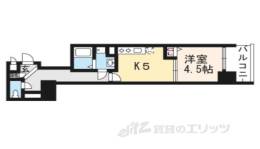 ベラジオ京都西大路２間取り図面