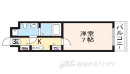 クレストコート二条城北間取り図面