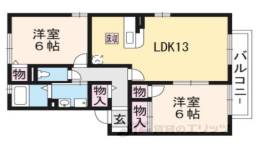 リリックスブルーＢ棟間取り図面