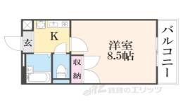 レオパレス東草津　間取り図面