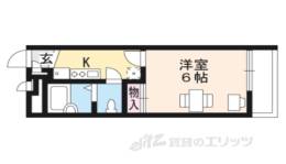 レオパレスグランヴィア東草津２間取り図面