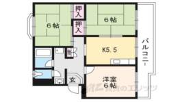 湖南コーポクライノ２間取り図面