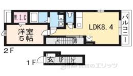ソレイユ　カヤノ２間取り図面