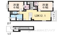 モルトベーネ２間取り図面