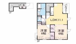 ビューティー・オアシス２間取り図面