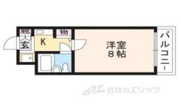 ＤＥＴＯＭ－１烏丸一条２間取り図面