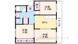 栗東グリーンハイツ２号棟間取り図面