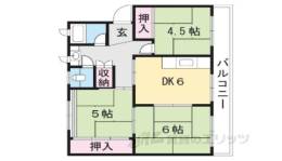 栗東グリーンハイツ２号棟間取り図面