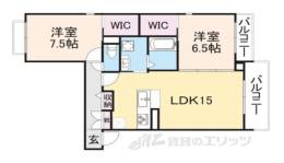 シャーメゾン京都三条間取り図面