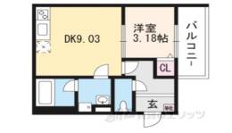 グランツ京都花園間取り図面