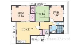 プログレス北野間取り図面