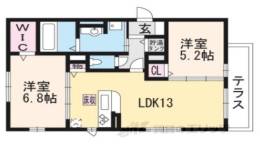 アラモード寺田間取り図面