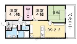 コトーハイツ伏見稲荷Ａ棟間取り図面