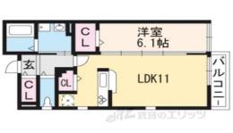 エルメゾン京都下鴨間取り図面